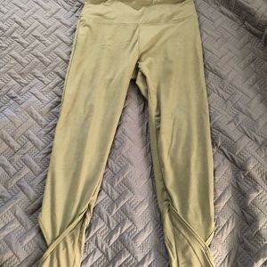 Olive colored leggings